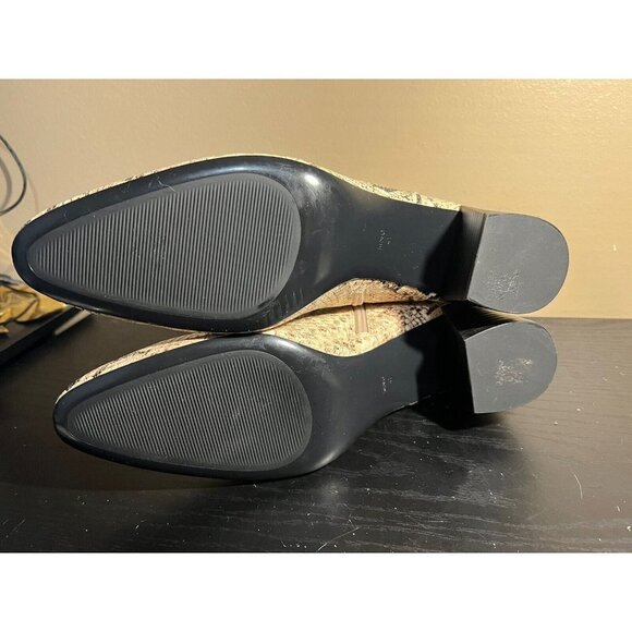 MNG Mango snakeskin print ankle boots women’s EU 41 US size 8 shoes - Picture 8 of 8